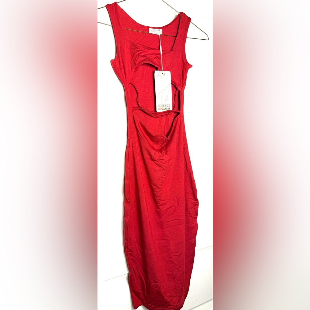 Red bodycon